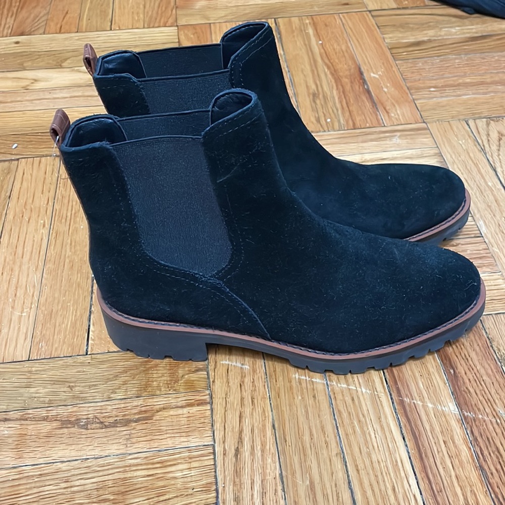 Sam Edelman black suede boots. Size 7. Never been worn.